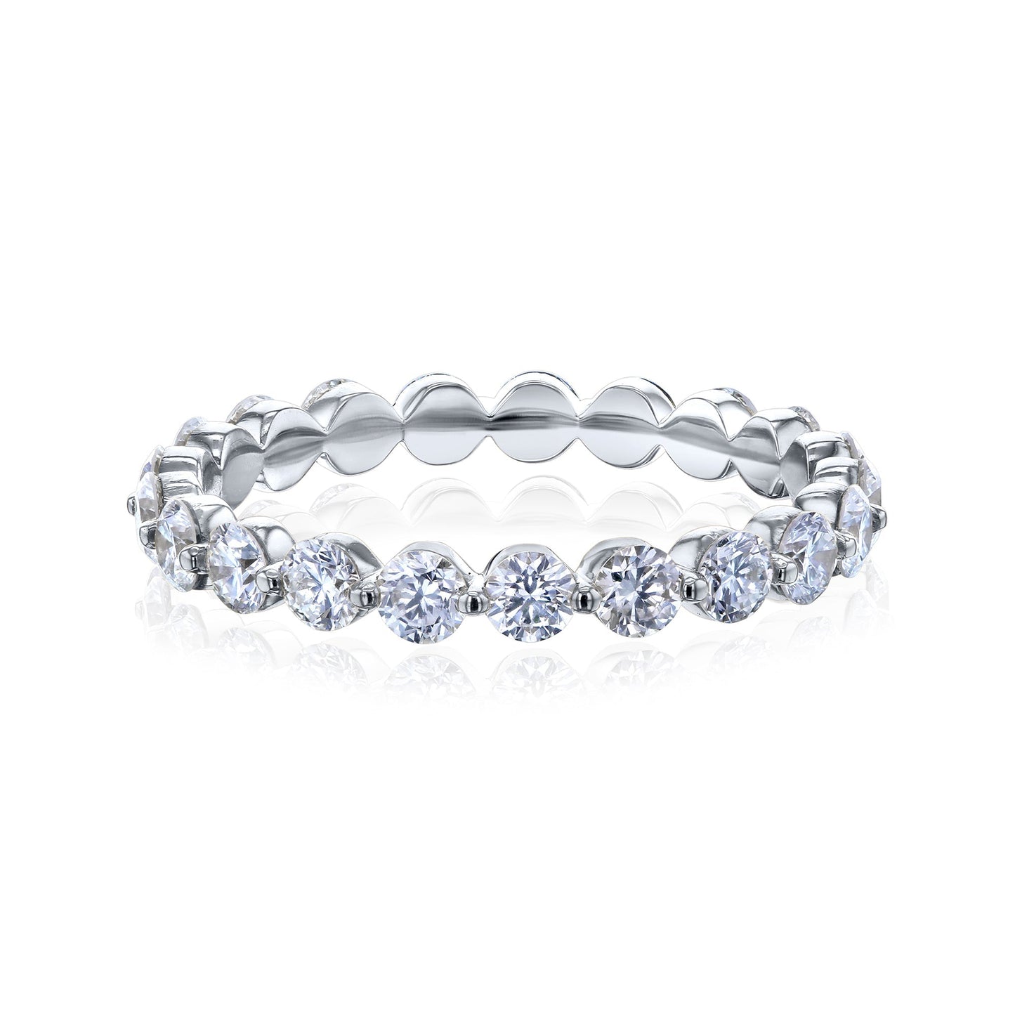 Kobelli Diamond Round-cut Diamond Eternity Band