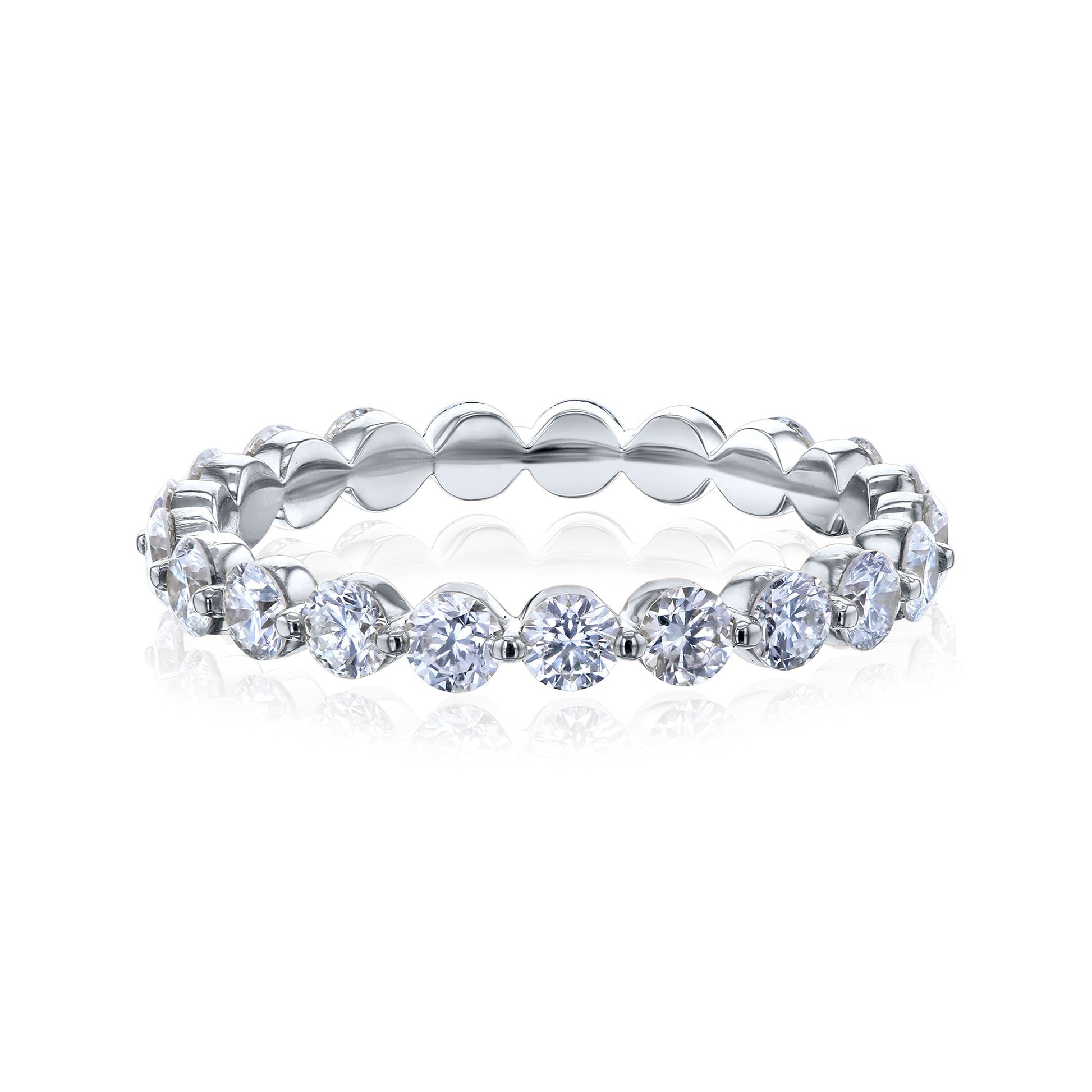 Kobelli Diamond Round-cut Diamond Eternity Band