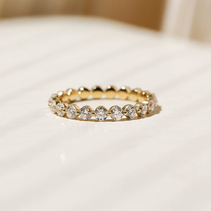 Bubble Edge Eternity Ring