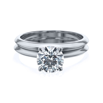 Kobelli Grown - Hana 1.5ct Solitaire Lab Diamond Bridal Set