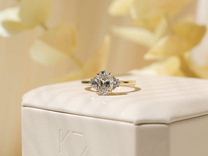 Kobelli Grown - Dulce Side Cluster Lab Diamond Ring