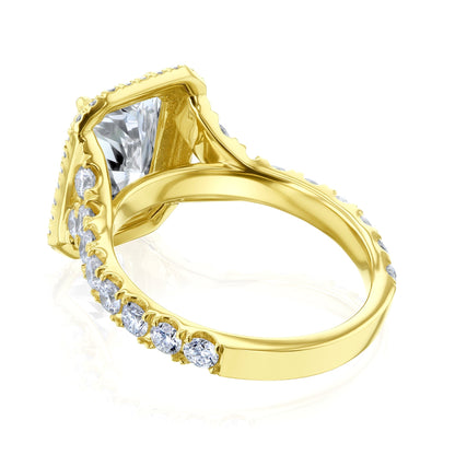 Radiant Cluster OOAK Ring (Kobelli Grown Diamond Option Available)