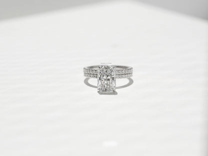 Kobelli Grown - Elongated Riri 10x7 Lab Diamond Wedding Set