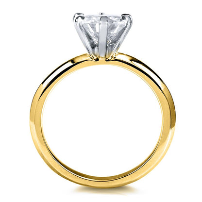 Classic 1ct Round Brilliant Solitaire 6-Prong Ring - Forever One