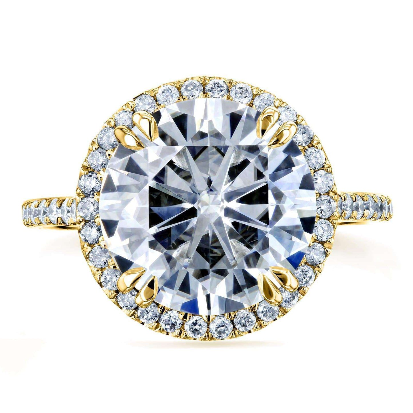 Ultra Grand Halo Moissanite Starstruck Diamond Engagement Rings