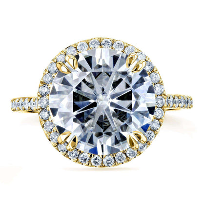 Ultra Grand Halo Moissanite Starstruck Diamond Engagement Rings