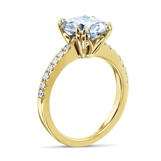 Kobelli Grown - 3ct Lab Diamond Tulip Ring