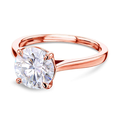 Kobelli Grown - 2ct Taper Basket Solitaire Lab Diamond Ring