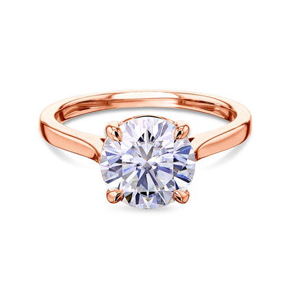 Kobelli Grown - 2ct Taper Basket Solitaire Lab Diamond Ring