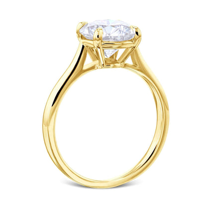 Kobelli Grown - 2ct Taper Basket Solitaire Lab Diamond Ring