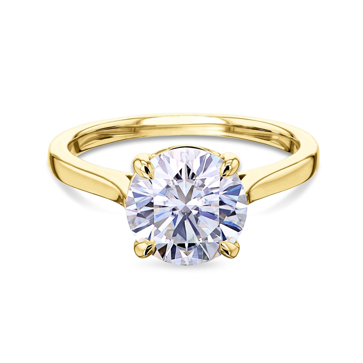 Kobelli Grown - 2ct Taper Basket Solitaire Lab Diamond Ring