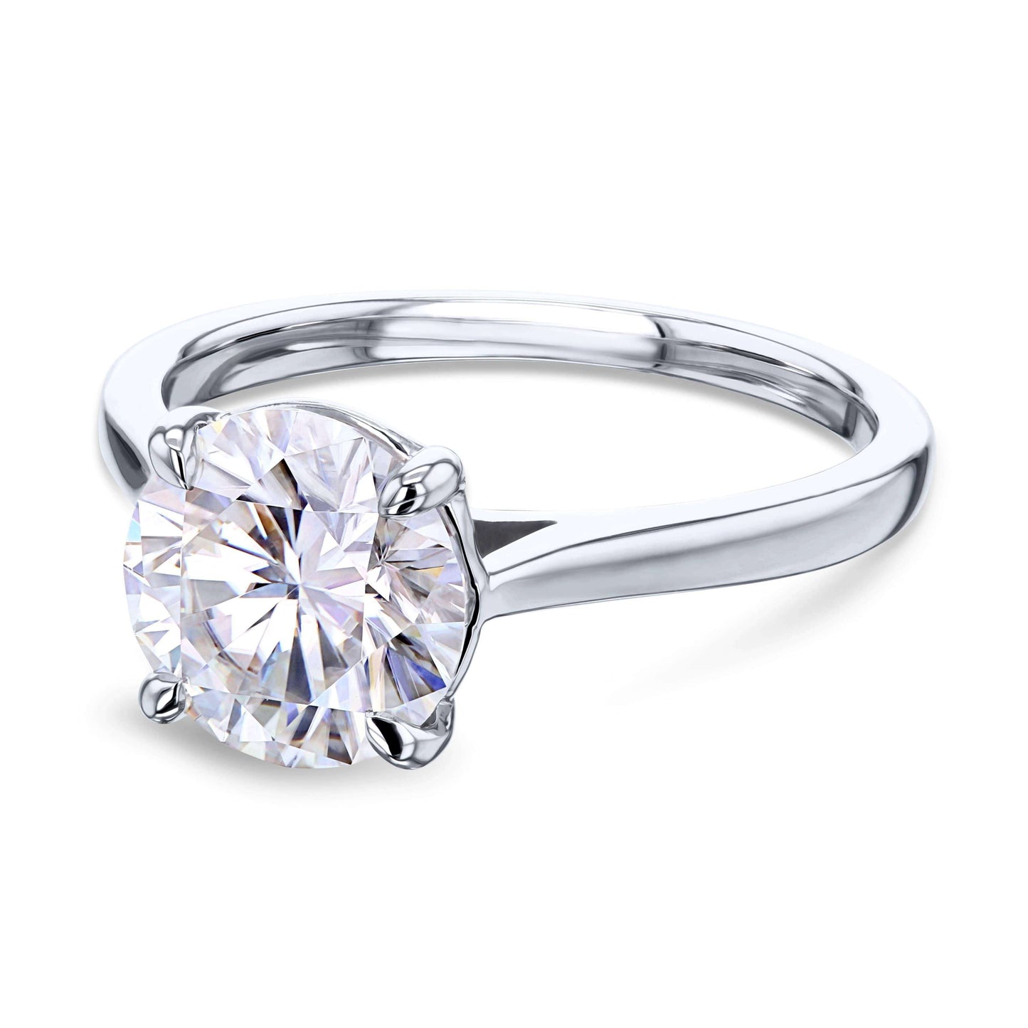 Kobelli Grown - 2ct Taper Basket Solitaire Lab Diamond Ring