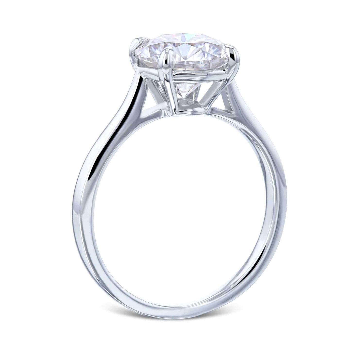 Kobelli Grown - 2ct Taper Basket Solitaire Lab Diamond Ring