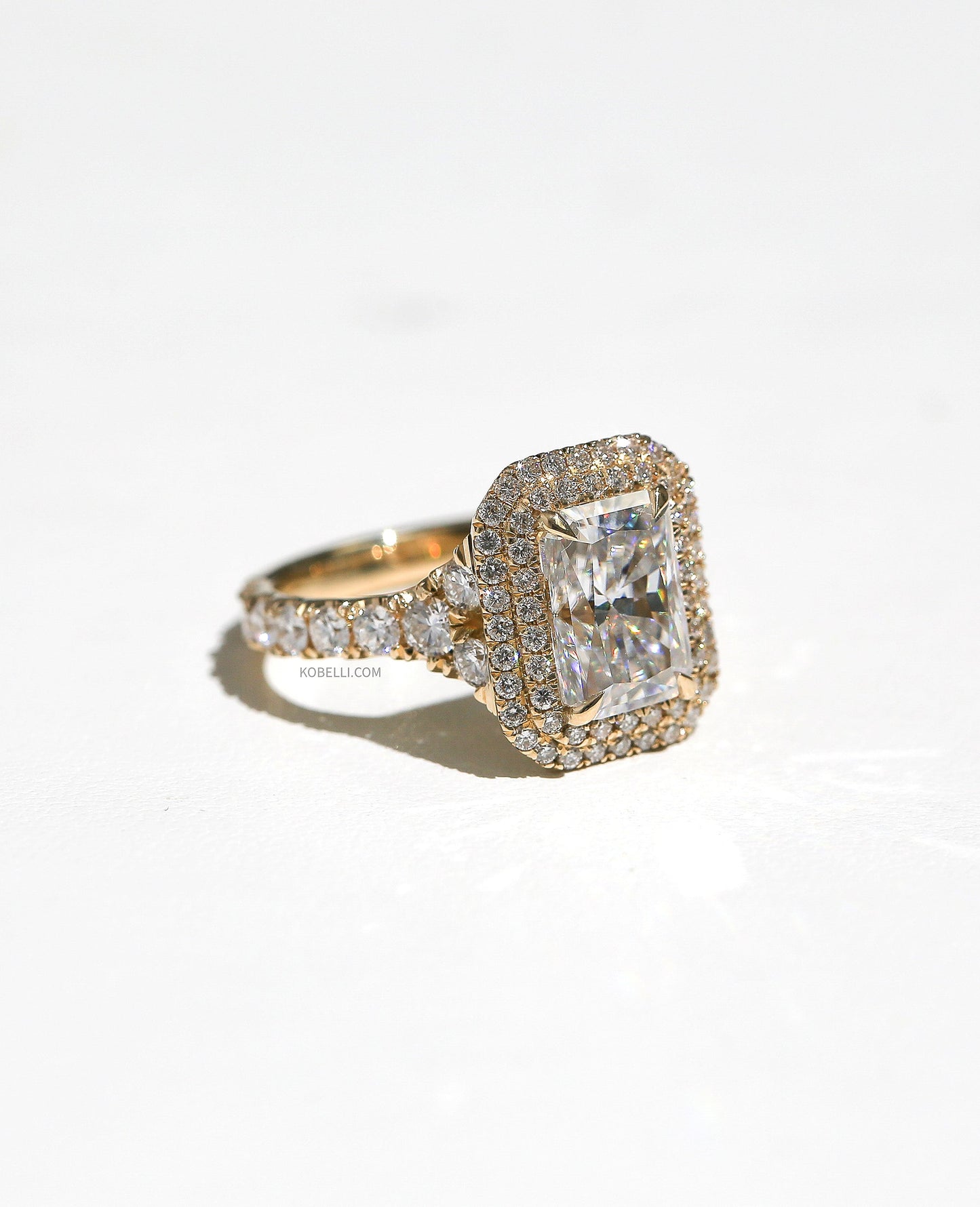 Radiant Cluster OOAK Ring (Kobelli Grown Diamond Option Available)