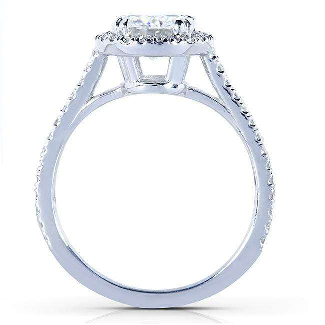 1-1/4ct.tw Original Round 6.5 Halo Ring - Forever One