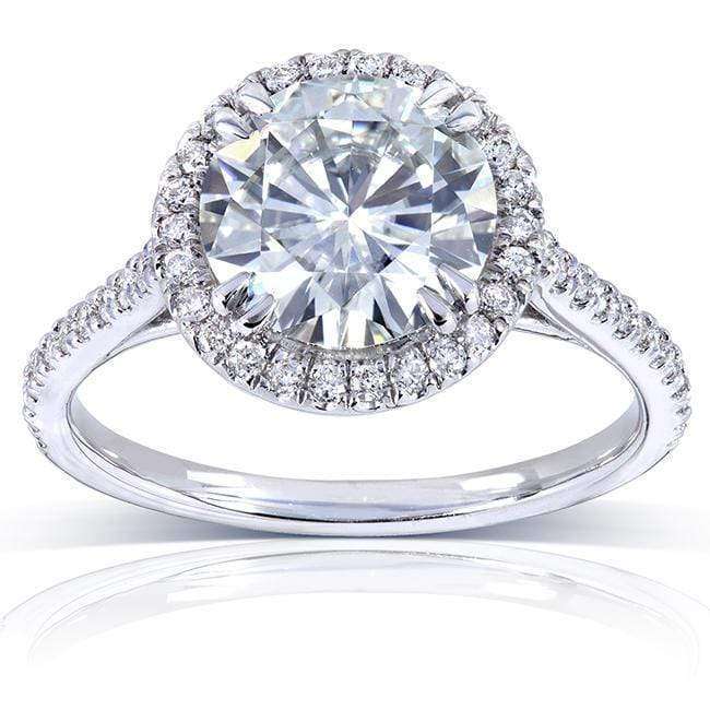 2-1/6ct.tw Original Round 8.0 Halo Ring