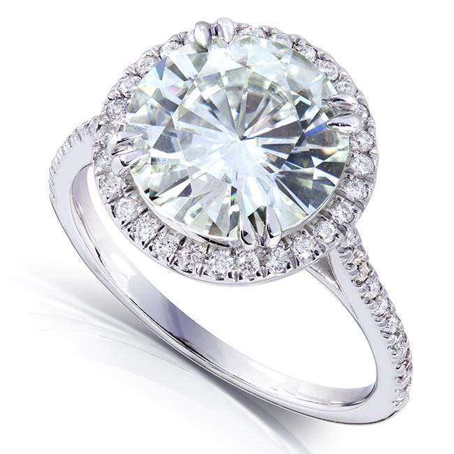 3-1/3ct.tw Original Round 9.5 Halo Ring